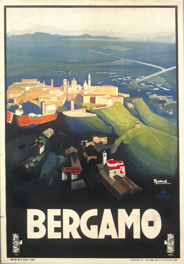 Marcello Nizzoli	 Bergamo, 1927	 Edizioni STAR - Officine Impresa Gen. d'Affissioni e Pubblicità, Milano – ENIT,  carta / litografia a colori,	 70x100,5; Tela 75x106,5	 Milano, Castello Sforzesco, Civica Raccolta delle Stampe “Achille Bertarelli”